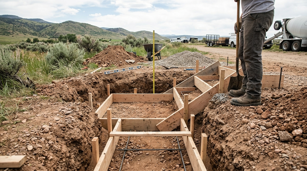 Do Outdoor Concrete Steps Need Footings — Above and Below Concrete