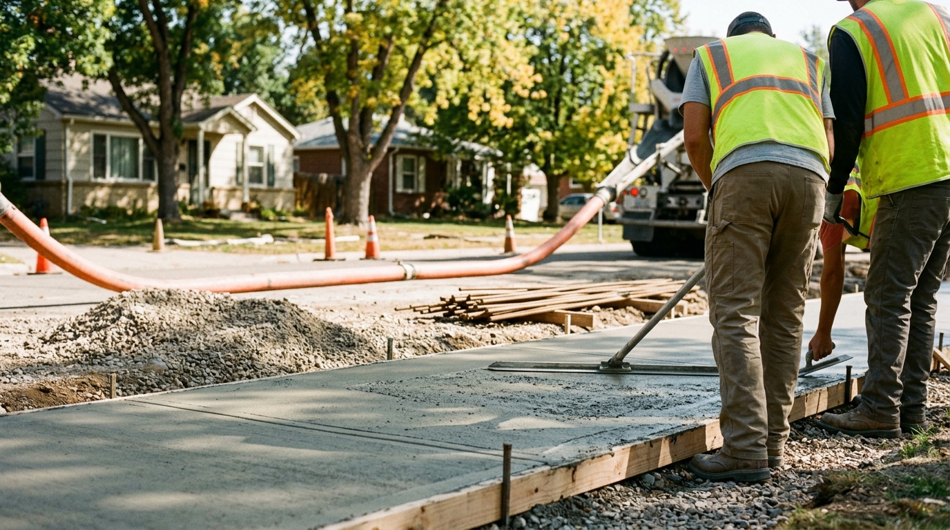 Permits and Right-of-Way Requirements — Above and Below Concrete
