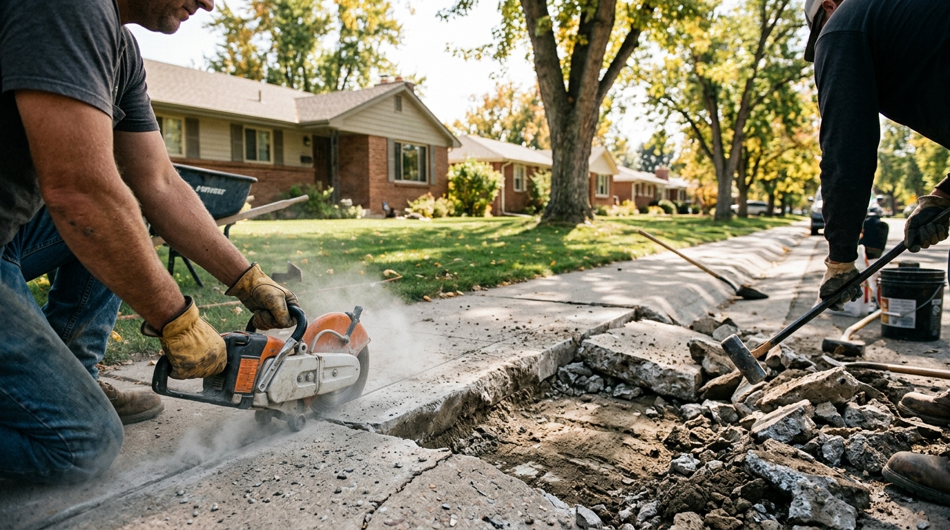 What Drives the Cost of a Sidewalk Replacement? — Above and Below Concrete