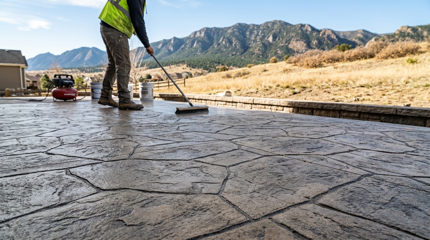 How Often Should Stamped Concrete Be Sealed — Above and Below Concrete