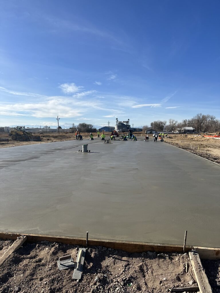 Commercial Slab on Grade Concrete in Fort Collins, Colorado - Above & Below Concrete & Construction